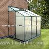 Sunor Lean-to Polycarbonate Greenhouse , Small Lean To Greenhouse For Flowers / Vegetable