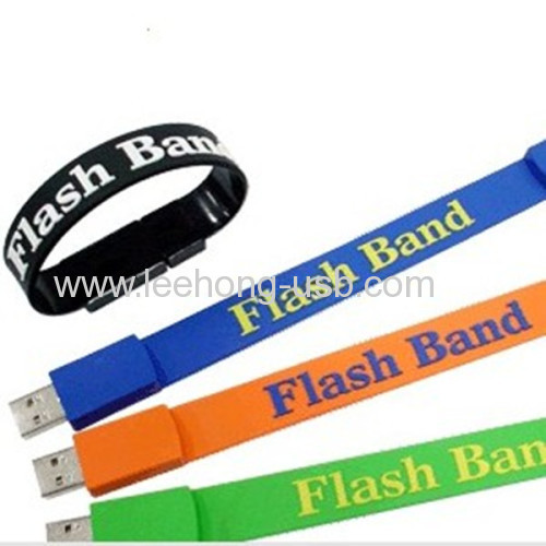 Warm-welcome bracelet usb flash wristband usb