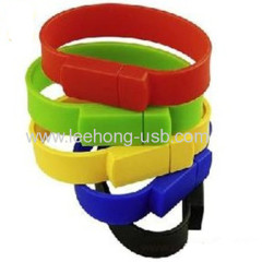 Warm-welcome bracelet usb flash wristband usb