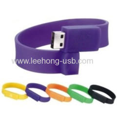 Giveaways silicone wristband usb