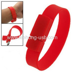 silicone wristband usb with best price 4gb