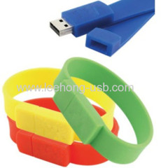 silicone wristband usb with best price 4gb