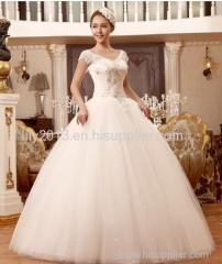 2013 White Wedding Dress