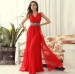 Red Elegant Evening Dress, Wedding Dress, Bridesmaid Dress