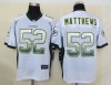 NEW NFL Jersey Green Bay Packers 52 Matthews Drift Fashion White Elite Jerseys for American Football Games