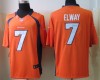 New NFL Jersey Denver Broncos 7 Elway Orange Limited Jerseys