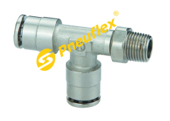 BPD Male Swivel Run Tee Brass Push in Fitting(PT, R, BSPT)