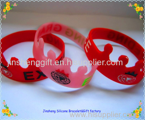 imperial crown silicone bracelet