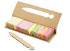 New design eco paper box with sticky notes and ballpen