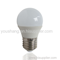 G45 E27 5W Aluminum and plastic LED BULB