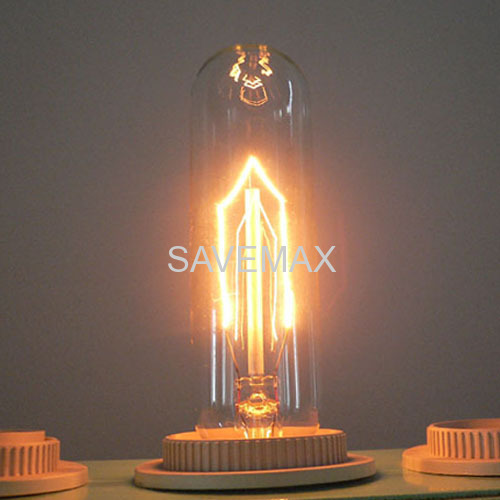 T10 tubular antique light bulb