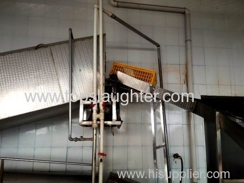 Chicken processing equipment Poultry cage washer machine