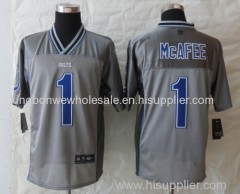 2013 NEW Indianapolis Colts 1 McAfee Grey Vapor Elite Jerseys