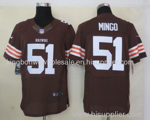 New NFL Jersey Cleveland Browns 51# Mingo Brown Elite Jerseys