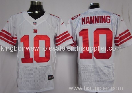 White NFL Jersey New York Giants 10 Manning NFL Jersey, NFL Elite Jersey