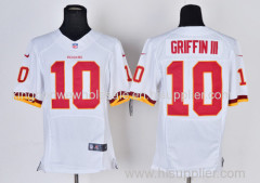 New NFL Jersey Washington Red Skins 10 Griffin III White Elite Jersey