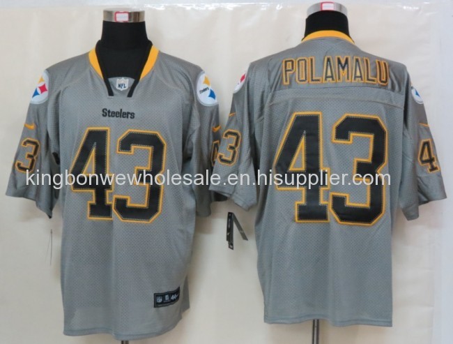 2013 NEW NFL Jersey, Pittsburgh Steelers 43# Polamalu Drift Fashion Gold Elite Jerseys