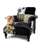 Spanish Style Fabrics Single Patchwork Sofa