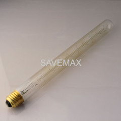T28 tubular antique light bulb