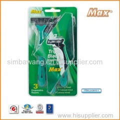 disposable razor Triple Blade Razor