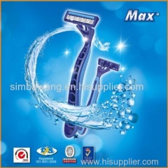 Triple Blade Razor Bionic Handle