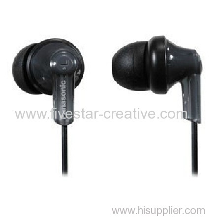 Panasonic ErgoFit Inner Ear Headphones Black RP-HJE120