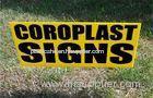 Non-toxic Coroplast Sheet Printing , Outdoors Coroplast Yard Signs