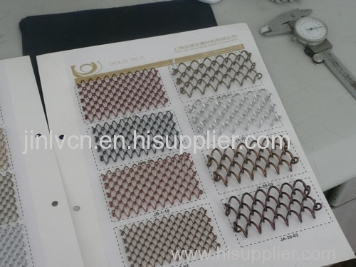 metal coil drapery manufacture