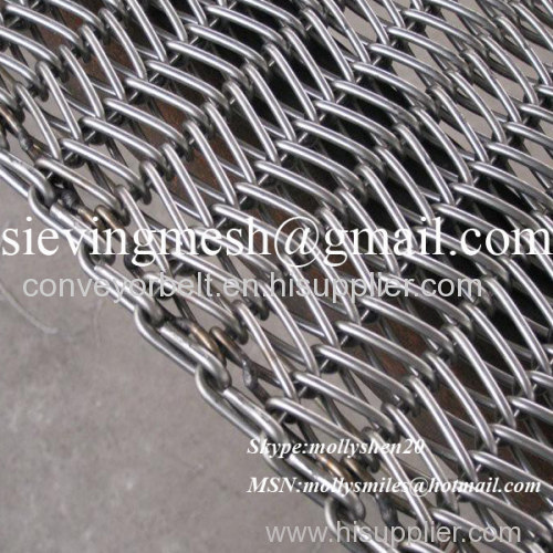 Wire mesh conveyor belt