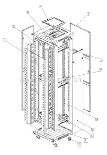 19Stand Network Cabinet