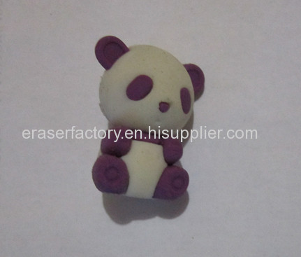 puzzle cute panda erasers