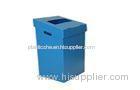 Colorful Collapsible PP Fluted Bins Eco-friendly For Recycling