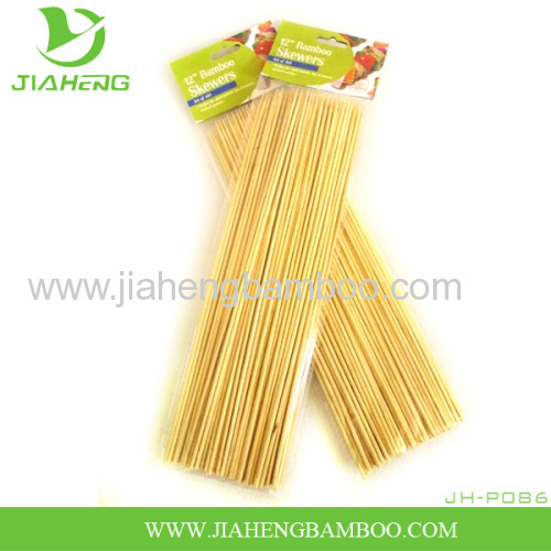 12 Inch Round Natural BBQ Bamboo Skewers