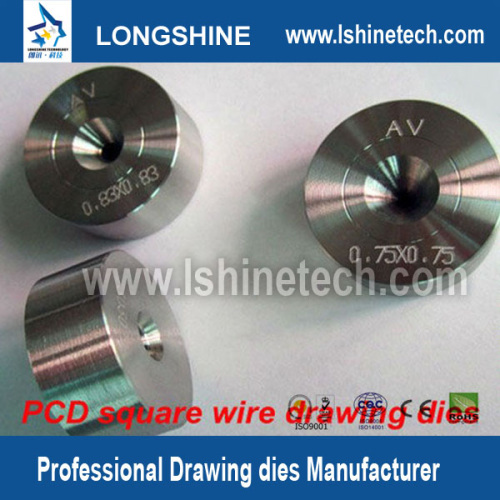 PCD wire drawing die