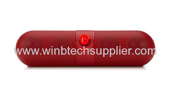 Newest Monster beats bluetooth wirless mini pill speaker with b logo 