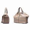 Top-Zip Ladies Leather Handbags / Womens Long Handle Trendy Sling Bag