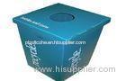 Collapsible Corrugated Plastic Boxes / Corrugated Polypropylene Bins For Recycling