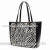 Zebra tote bag, spacious room for daily things, small orders welcomed