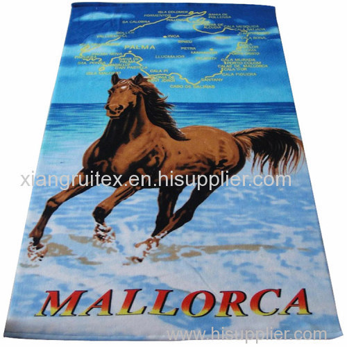 Quick-dry Suede Beach Towel microfiber towel