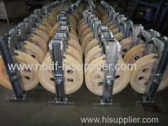 Single Aluminum sheave Stringing Rollers