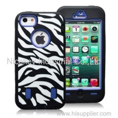 Fashion attractive zebra design for silicone iphone case