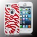 Fashion attractive zebra design for silicone iphone case