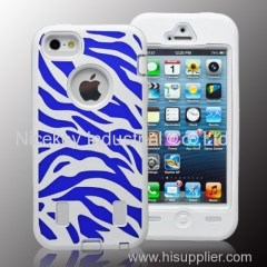 Fashion attractive zebra design for silicone iphone case