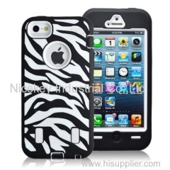 Fashion attractive zebra design for silicone iphone case