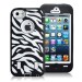 Fashion attractive zebra design for silicone iphone case