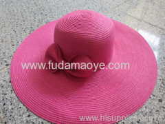 Hot sell popular Raffia braid lady hat