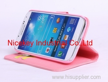 High quality PU leather case for Samsung Galaxy S 4