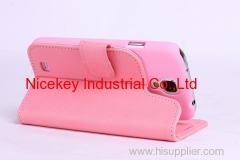 High quality PU leather case for Samsung Galaxy S 4