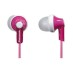 Panasonic RPHJE120P iPod Earbuds ErgoFit Pink Headphones