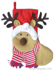 Pere David's Deer Christmas Stocking